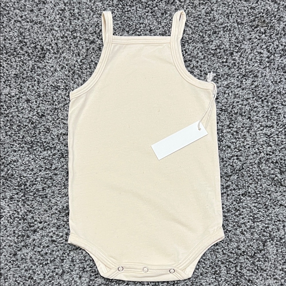ARQ Baby Cream Bodysuit Size 18-24 Months NWT